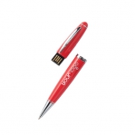 Флешка ручка красного цвета (4/8/16/32 Гб)