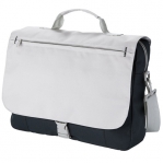 Сумка двухцветная с ремнем на плече