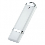 Пластиковая флешка белого цвета (4/8/16/32 Гб)