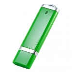 Пластиковая флешка, зеленая (4/8/16/32 Гб)