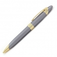 Металлическая ручка с золотистыми вставками 