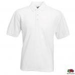 Тенниска-поло '65/35' (Fruit of the Loom) белая