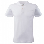 Женское поло Keya 170 г/м2, белого цвета