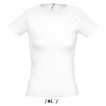 Женская футболка MIAMI белого цвета